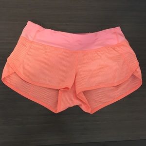 lululemon speed shorts